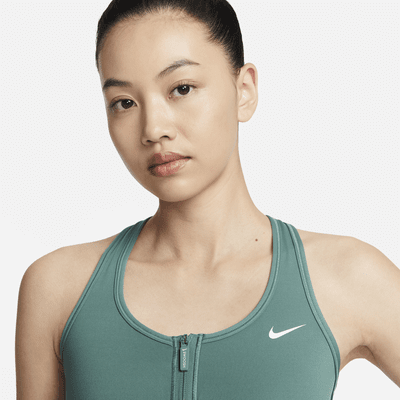 Nike Swoosh Front Zip Women's Medium-Support Padded Sports Bra