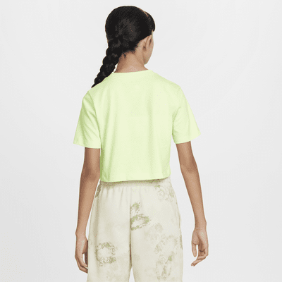 Nike Sportswear Big Kids' (Girls') Cropped T-Shirt