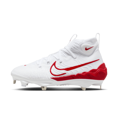 White nike hot sale metal cleats