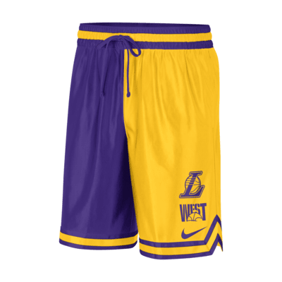 Los Angeles Lakers Courtside Men's Nike Dri-FIT NBA Graphic Shorts. Nike IN
