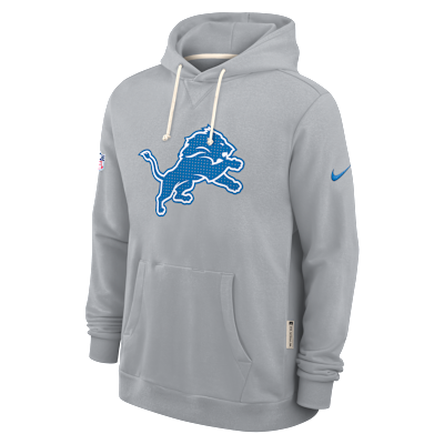Sudadera con gorro sin cierre Nike Dri-FIT de la NFL para hombre Detroit Lions Initial Home Sideline