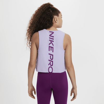 Canotta da training Dri-FIT Nike Pro – Bambina/Ragazza