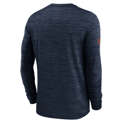 Chicago Bears Sideline Velocity Men's Nike Dri-FIT NFL Long-Sleeve T-Shirt