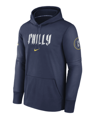 Мужское худи Philadelphia Phillies City Connect Practice Nike Therma MLB Pullover Hoodie