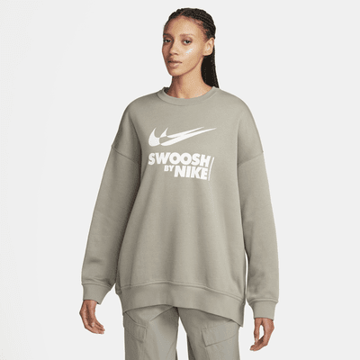 Nike Sportswear extragroßes Fleece-Sweatshirt mit Rundhalsausschnitt für Damen