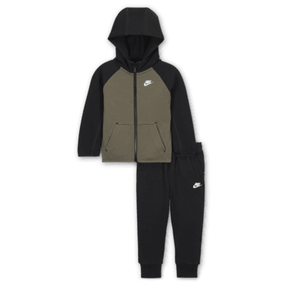 Conjunto de sudadera con capucha con cierre y pantalón para bebé (12 a 24 meses) Nike Sportswear Tech Fleece