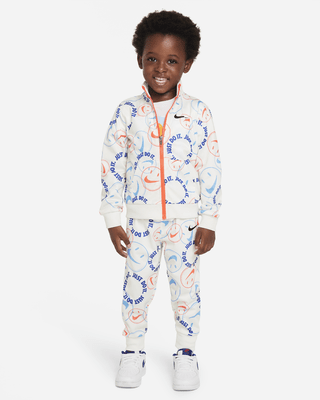 Nike Smiley Swoosh Printed Tricot Set Toddler Tracksuit. Nike.com