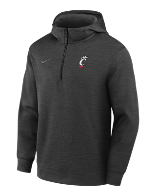 Мужское худи Cincinnati Bearcats Nike NCAA Basketball Coaches' Pullover Hoodie для баскетбола