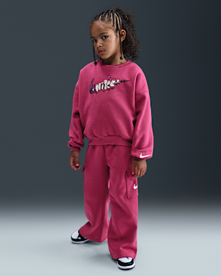 Детские  Nike Essentials Little Kids' Graphic Crew and Cargo Pants Set