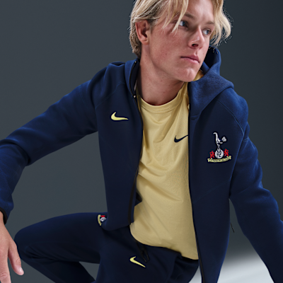 Tottenham Hotspur Tech Windrunner Chaqueta de fútbol de tejido Fleece con cremallera completa Nike Total 90 - Hombre