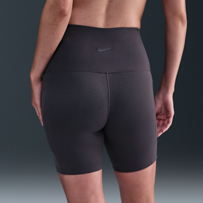 Shorts de ciclismo de maternidad Dri-FIT de tiro alto de 20 cm con bolsillos para mujer Nike (M) One