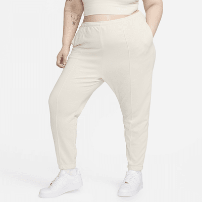 Pantaloni tuta a vita alta in French Terry Nike Sportswear Chill Terry (Plus size) – Donna