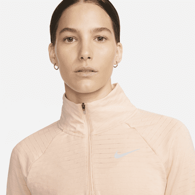 ladies nike half zip running top