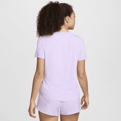 Nike One Swoosh Dri-FIT Kurzarm-Laufoberteil für Damen