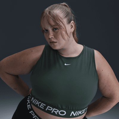 Nike Pro Women's Dri-FIT Cropped Tank Top (Plus Size)