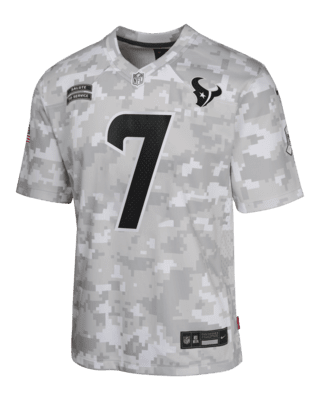 Подростковые джерси C.J. Stroud Houston Texans Salute to Service Big Kids' Nike Dri-FIT NFL Limited Jersey