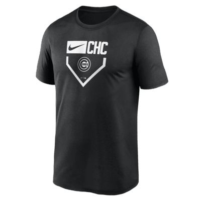 Мужская футболка Chicago Cubs Home Plate Icon Legend