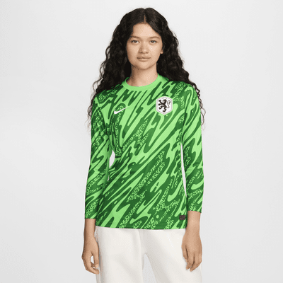 Maillot de foot replica Nike Dri-FIT Pays-Bas (Équipe féminine) 2024/25 Stadium Gardien de but pour femme