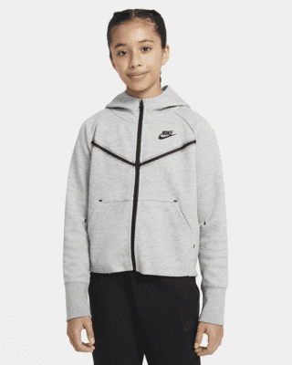 Sportswear Tech Fleece Big Kids' (Girls') Full-Zip Hoodie. Nike.com