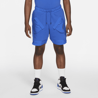 royal blue nike fleece shorts
