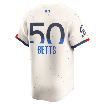 Jersey Nike Dri-FIT ADV de la MLB Limited para hombre Mookie Betts Los Angeles Dodgers City Connect