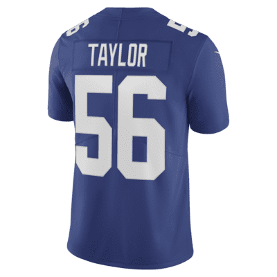Jersey de fútbol americano edición limitada para hombre NFL New York Giants Nike Vapor Untouchable (Lawrence Taylor)