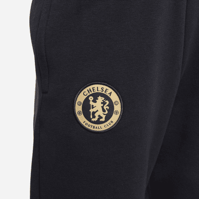 Pants de tejido Fleece Nike para niños talla grande Chelsea FC