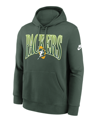 Мужское худи Green Bay Packers Rewind Club Nike NFL Pullover Hoodie