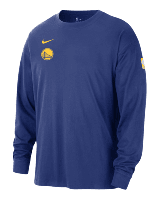 Мужская футболка Golden State Warriors Courtside Nike NBA Long-Sleeve Max90