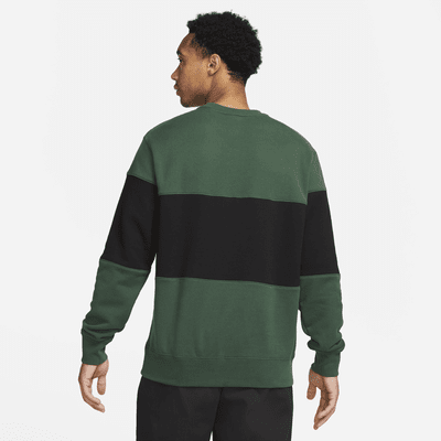 Nike Club Men's French Terry Color-Blocked Crew