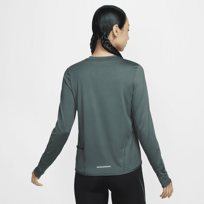 ナイキ Dri-FIT スウィフト エレメント UV ウィメンズ クルーネック ランニング トップ