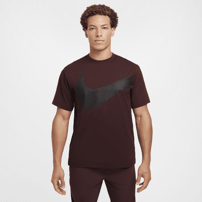 Playera de fitness de manga corta Dri-FIT para hombre Nike Hyverse Swoosh