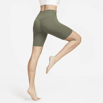 Shorts de ciclista de cintura alta de 20 cm con soporte suave para mujer Nike Zenvy