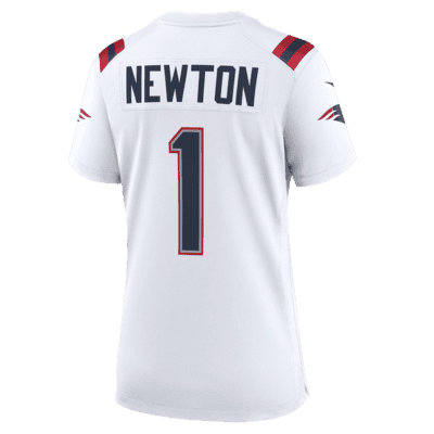 NFL New England Patriots (Cam Newton) Women's Game Football Jersey