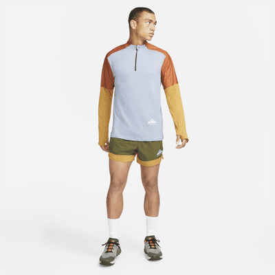 Playera de trail running con medio cierre para hombre Nike Dri-FIT Trail Element