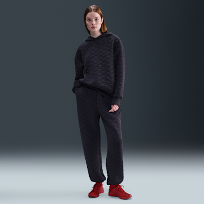 Nike Sportswear Phoenix Fleece Sudadera amplia con capucha de jacquard - Mujer