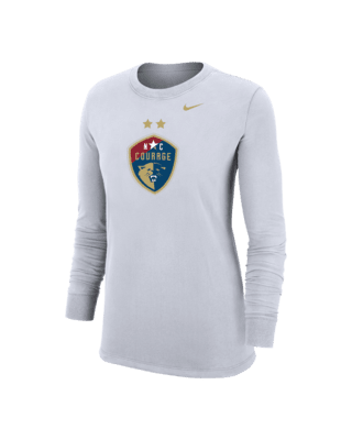 Женская футболка North Carolina Courage Nike Soccer Long-Sleeve