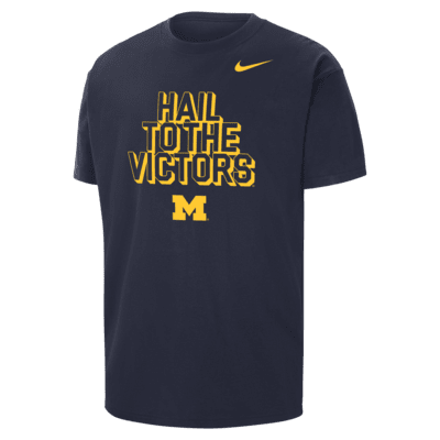 Michigan Men's Nike College Max90 Crew-Neck T-Shirt