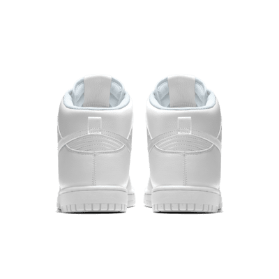white nike dunk high tops