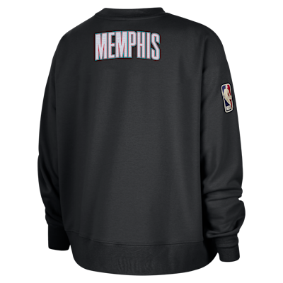 Memphis Grizzlies Hardwood Classics Women's Nike NBA Phoenix Fleece Premium Crewneck Sweatshirt