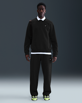 Мужские  Nike Solo Swoosh Fleece Open-Hem Pants