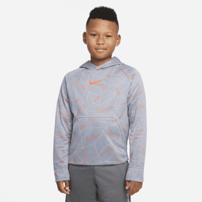 Nike Therma-FIT Big Kids' (Boys') Printed Pullover Hoodie