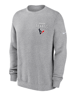 Мужские  Houston Texans Draw Block Club Nike NFL Pullover Crew
