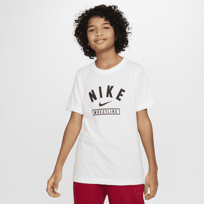 Playera de lucha para niños talla grande Nike