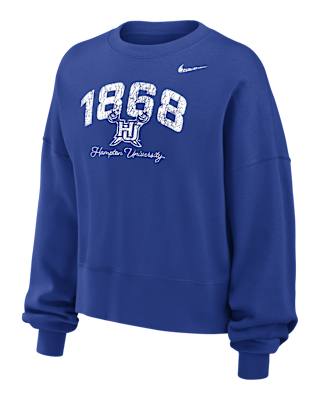 Женский свитшот Nike College Phoenix Fleece (Hampton University) Crew-Neck