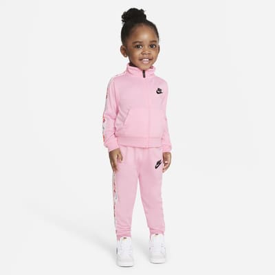 pink nike tracksuit baby