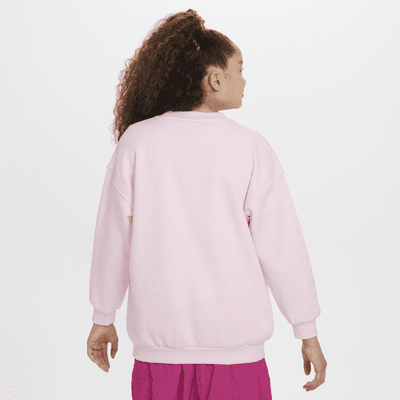 Bluza dresowa o kroju oversize dla dużych dzieci Nike Sportswear Club Fleece