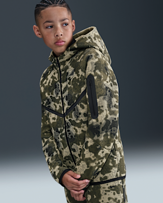 Детское худи Nike Sportswear Tech Fleece Big Kids' (Boys') Full-Zip Hoodie