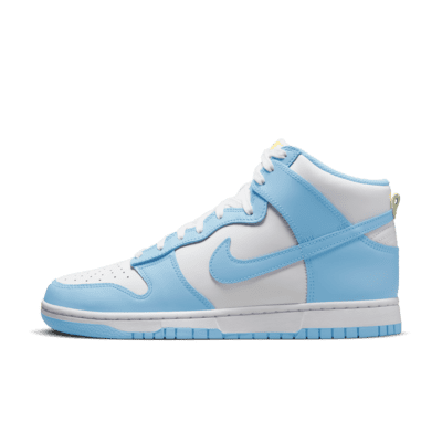 nike dunk high blue and grey