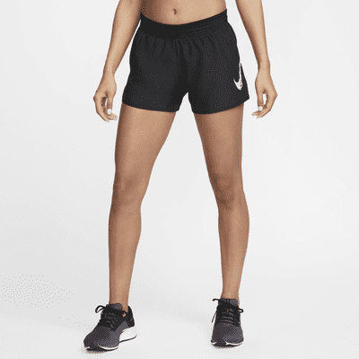 Short de running avec sous-short intégré taille mi-haute Nike Dri-FIT Swoosh Run Femme. Nike FR